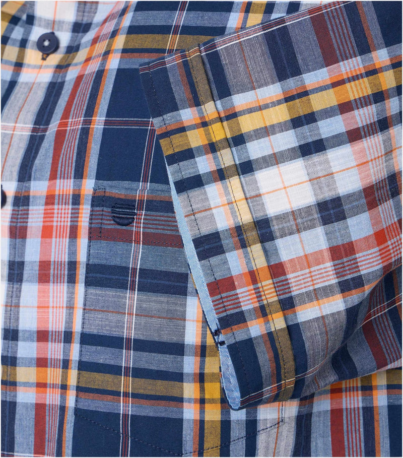 Comfort Fit Short Sleeve Shirt - Orange