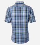 Comfort Fit Short Sleeve Shirt - Blue