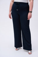 Wide Leg Trouser - Midnight Blue
