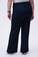 Wide Leg Trouser - Midnight Blue
