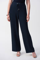 Wide Leg Trouser - Midnight Blue