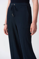 Wide Leg Trouser - Midnight Blue