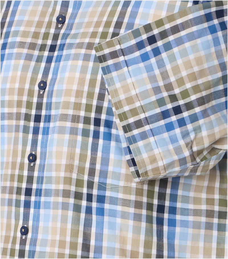 Comfort Fit Short Sleeve Shirt - Green