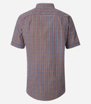 Comfort Fit Short Sleeve Shirt - Blue
