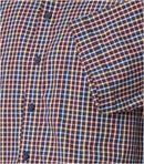 Comfort Fit Short Sleeve Shirt - Blue