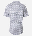 Comfort Fit Short Sleeve Shirt - Blue