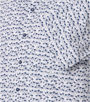 Comfort Fit Short Sleeve Shirt - Blue