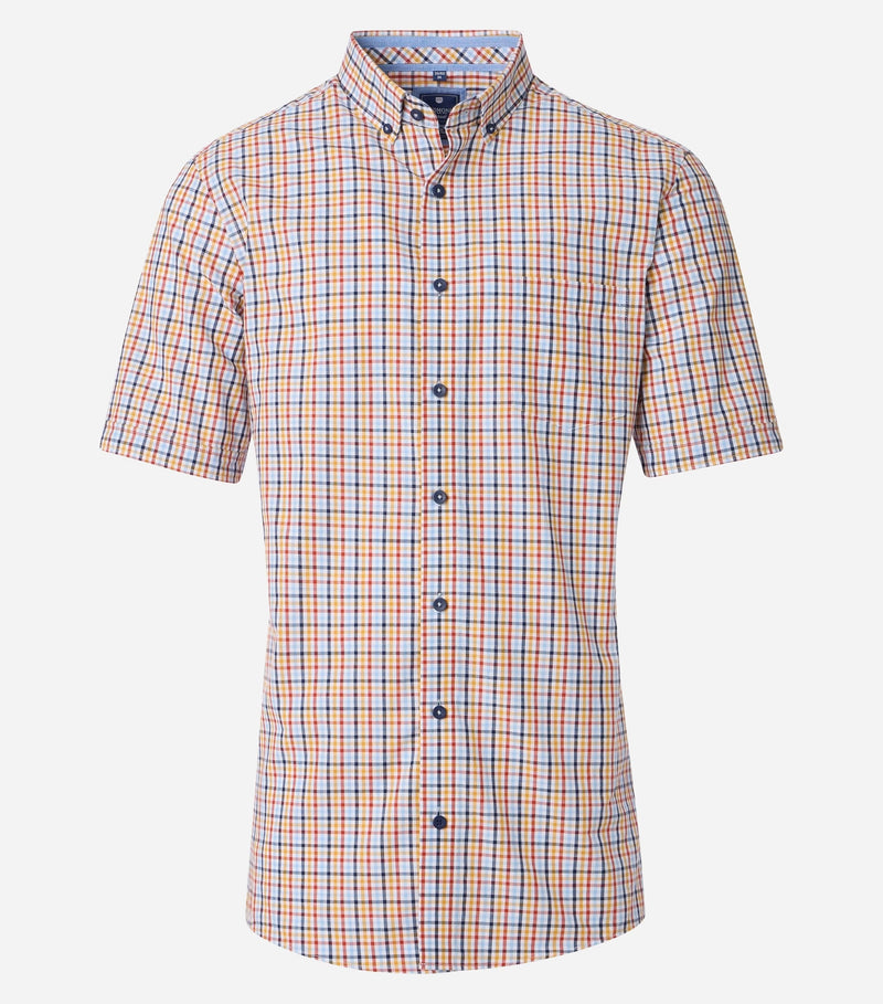 Comfort Fit Short Sleeve Shirt - Orange