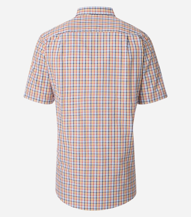 Comfort Fit Short Sleeve Shirt - Orange