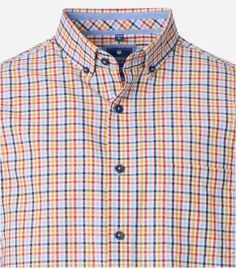 Comfort Fit Short Sleeve Shirt - Orange