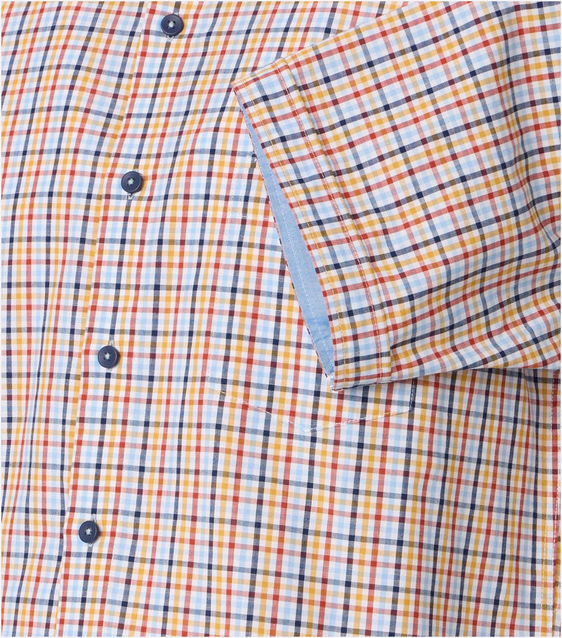 Comfort Fit Short Sleeve Shirt - Orange