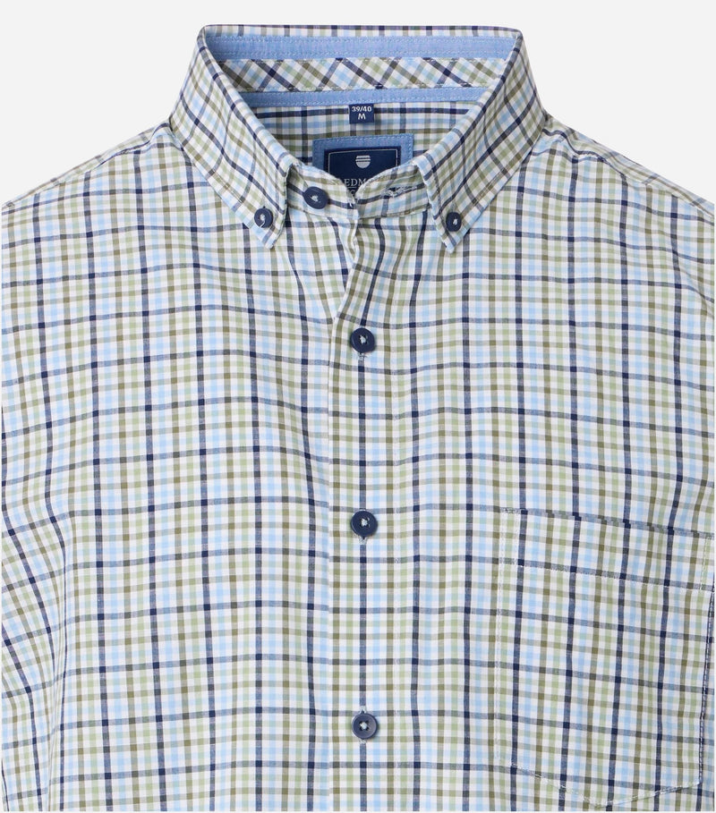 Comfort Fit Short Sleeve Shirt - Green