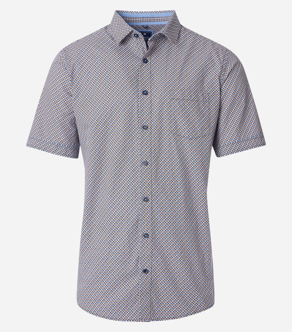 Comfort Fit Short Sleeve Shirt - Orange