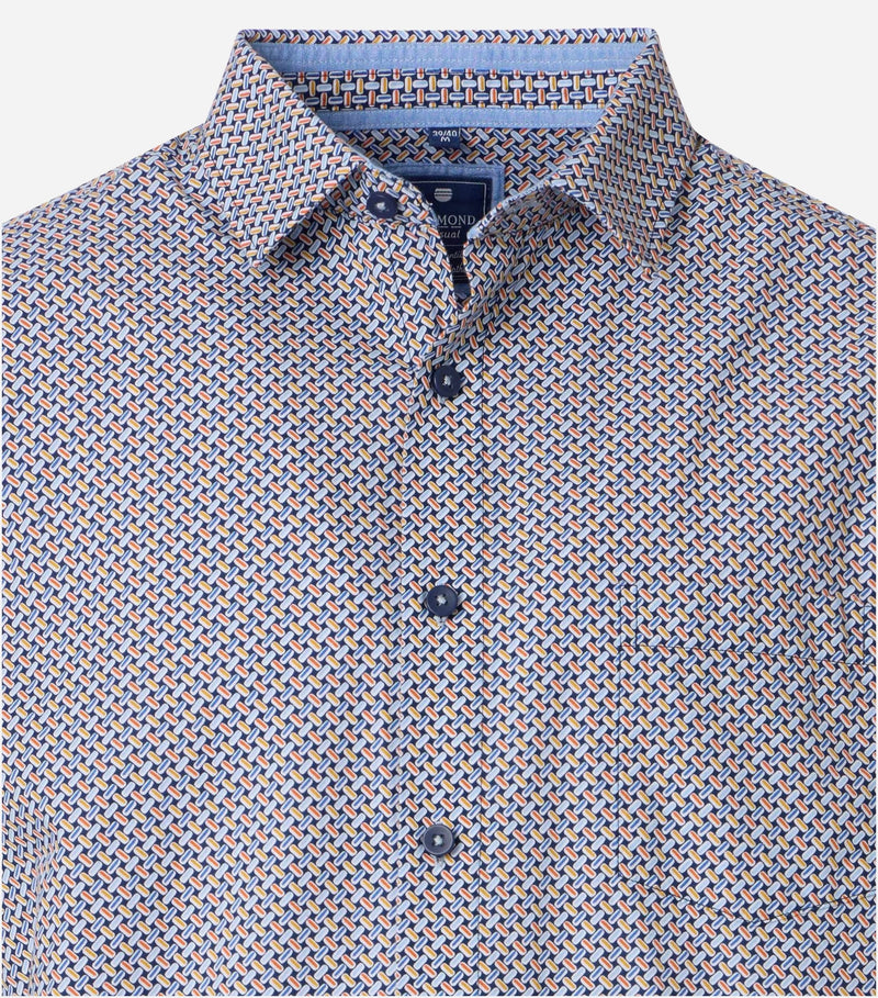 Comfort Fit Short Sleeve Shirt - Orange