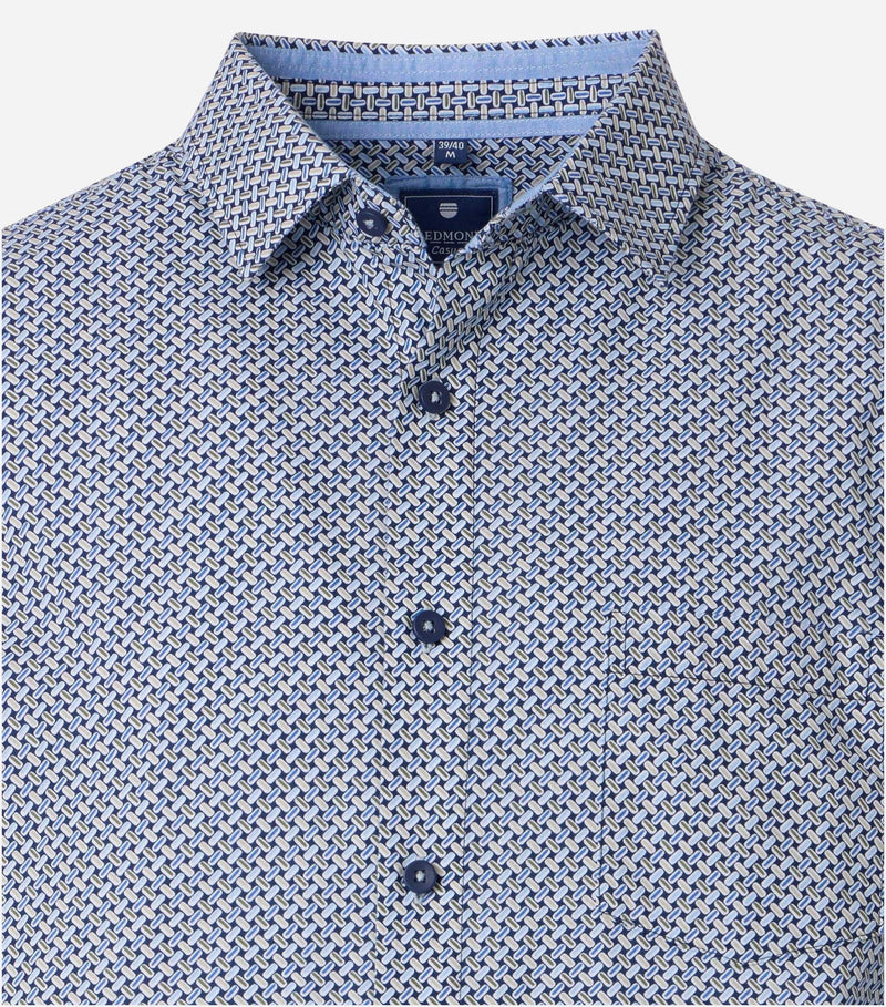 Comfort Fit Short Sleeve Shirt - Green