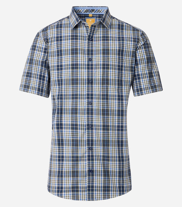Modern Fit Short Sleeve Shirt - Green