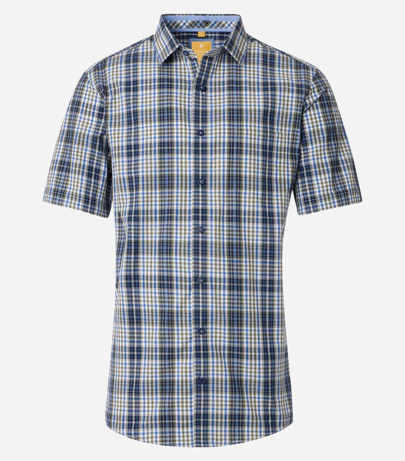 Modern Fit Short Sleeve Shirt - Green