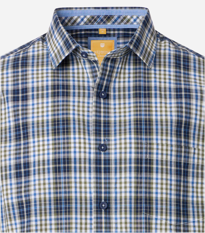 Modern Fit Short Sleeve Shirt - Green