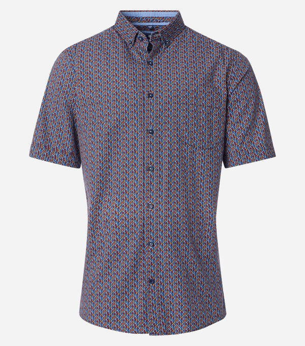 Comfort Fit Short Sleeve Shirt - Orange