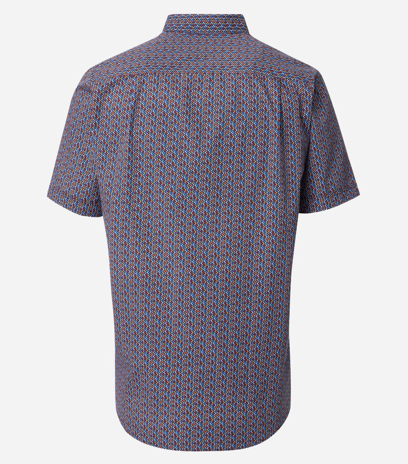 Comfort Fit Short Sleeve Shirt - Orange