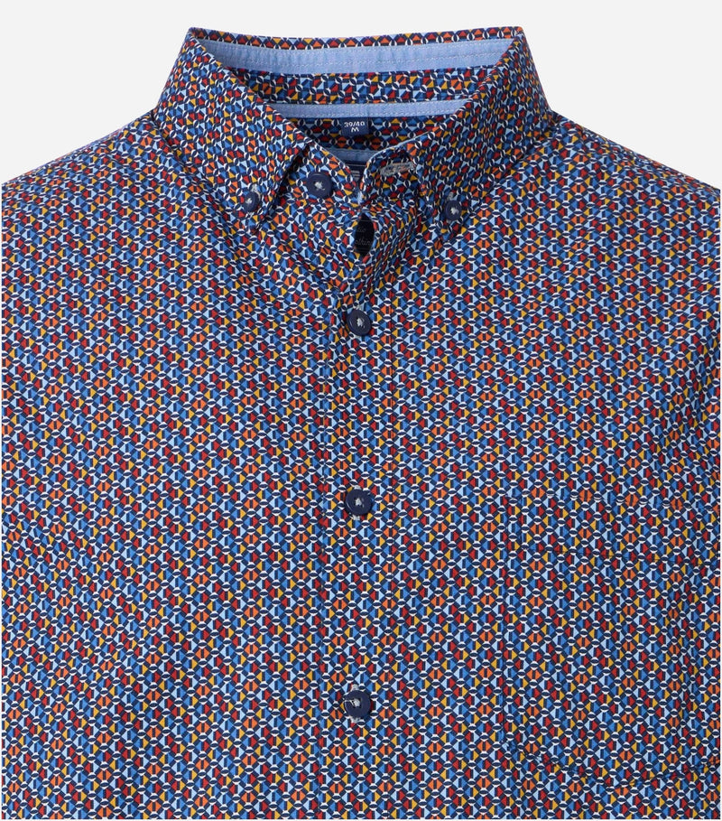 Comfort Fit Short Sleeve Shirt - Orange