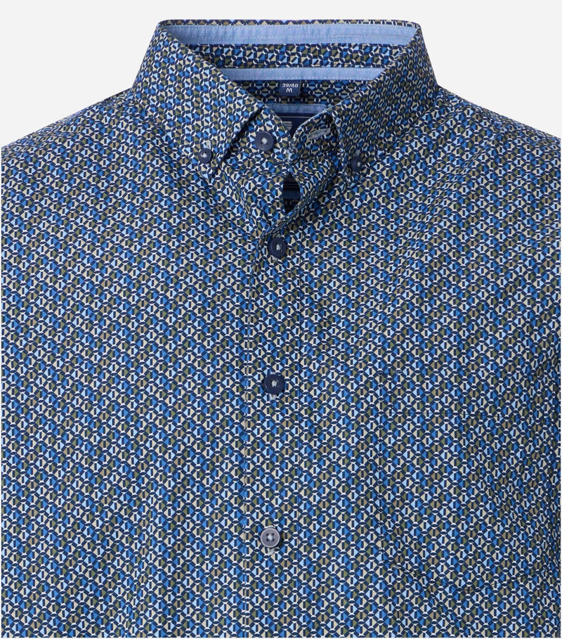 Comfort Fit Short Sleeve Shirt - Green