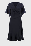 Chiffon Flowy Dress - Midnight Blue