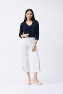 Pearl Ornament Cover Up - Midnight Blue