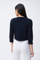Pearl Ornament Cover Up - Midnight Blue