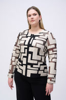 Mesh & Leatherette Jacket - Moonstone/black