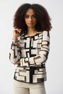 Mesh & Leatherette Jacket - Moonstone/black