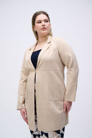 Scuba Suede Jacket - Parchment