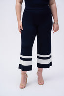 Placement Stripe Culotte - Midnight Blue/vanilla