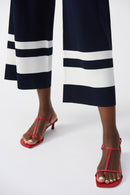 Placement Stripe Culotte - Midnight Blue/vanilla