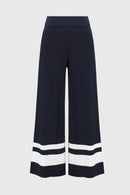 Placement Stripe Culotte - Midnight Blue/vanilla
