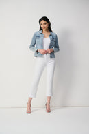 Slim Fit Crop Jean - White