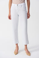 Slim Fit Crop Jean - White