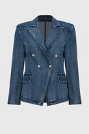 Denim DB Blazer - Denim Medium Blue