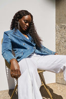 Denim DB Blazer - Denim Medium Blue