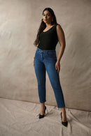 Classic Slim Fit Jean - Denim Medium Blue