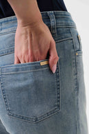 Gia Classic Slim Jeans - Light Blue Denim