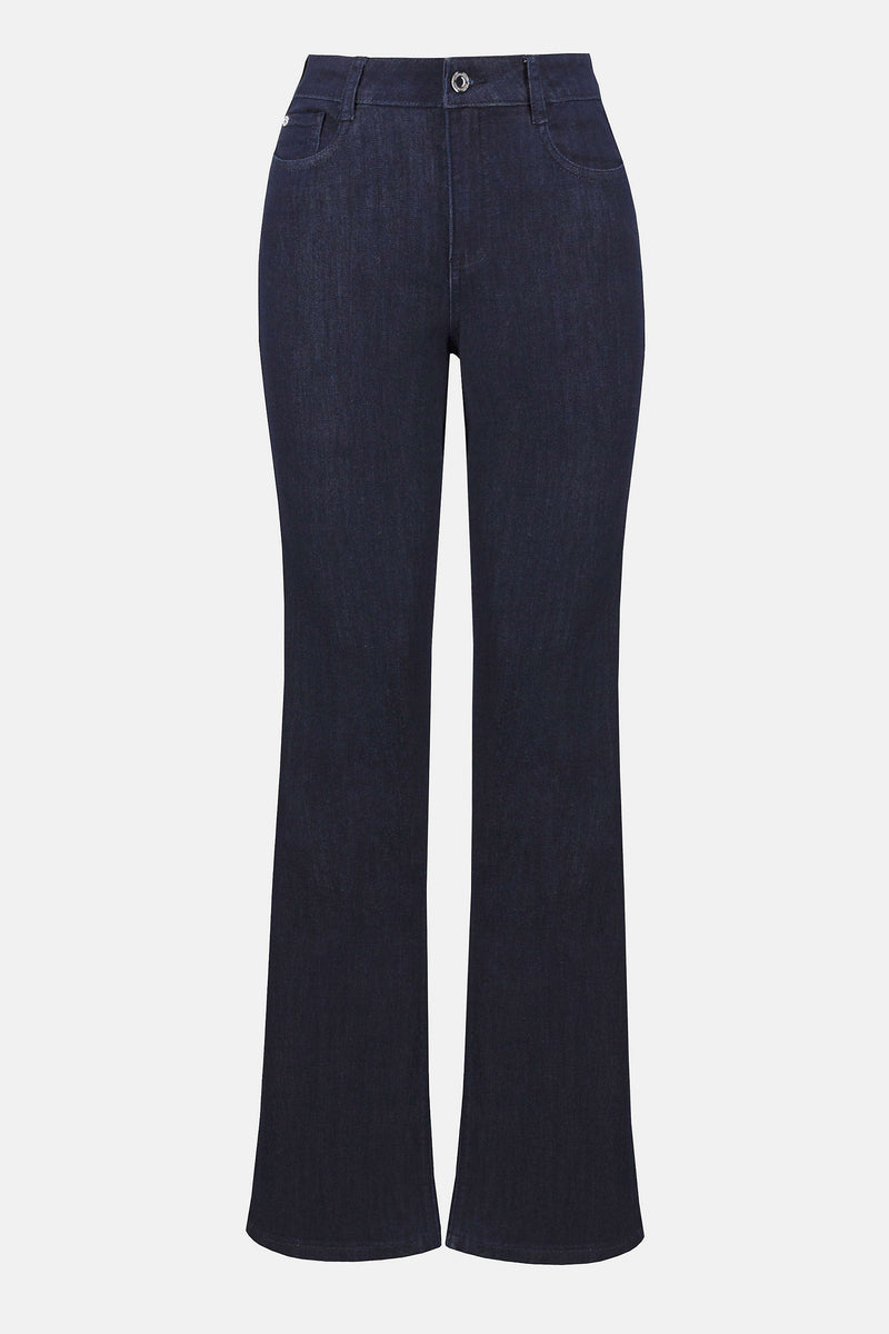 Brooke Bootcut Stretch Jeans - Dark Denim Blue