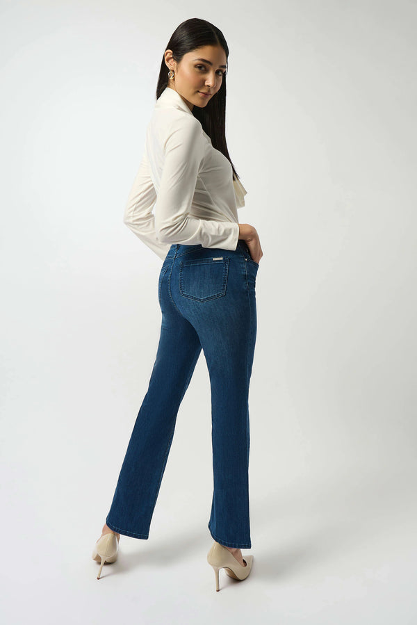 Brooke Bootcut Stretch Jeans - Denim Medium Blue
