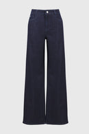 Classic Wide-Leg Jean - Dark Denim Blue