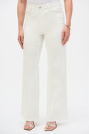Goldie Wide-Leg Jean - White