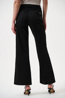 Classic Wide Leg Stretch Jeans - Black