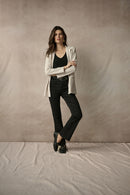 Classic Wide Leg Stretch Jeans - Black
