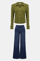 Goldie Wide-Leg Jeans - Denim Medium Blue