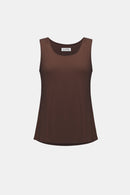 Scoop Neck Camisole - Mahogany