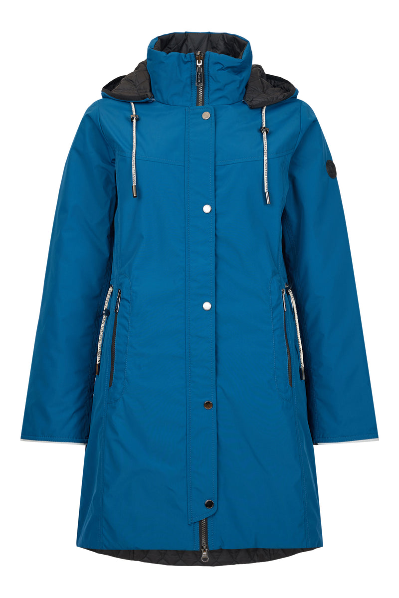 Reversible Jacket - Petroleum/black